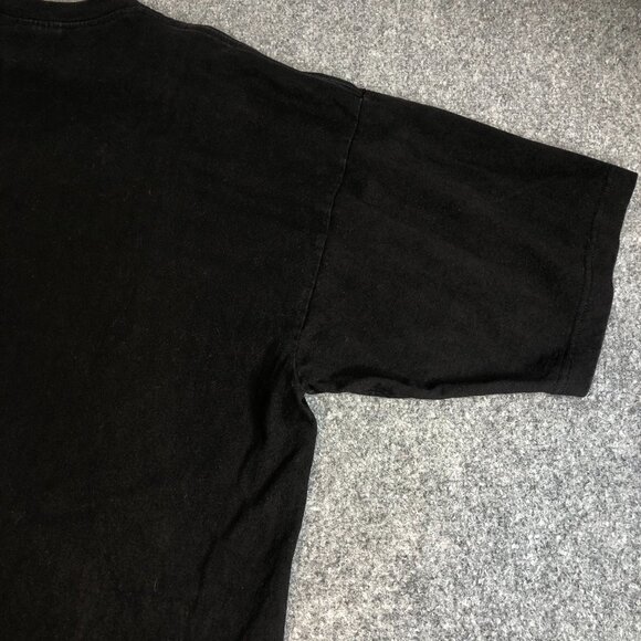 Big Tiger Shirt Mens XXL TALL Black Green Skull Money Y2K 90 Vintage Bling Rap - Picture 12 of 14